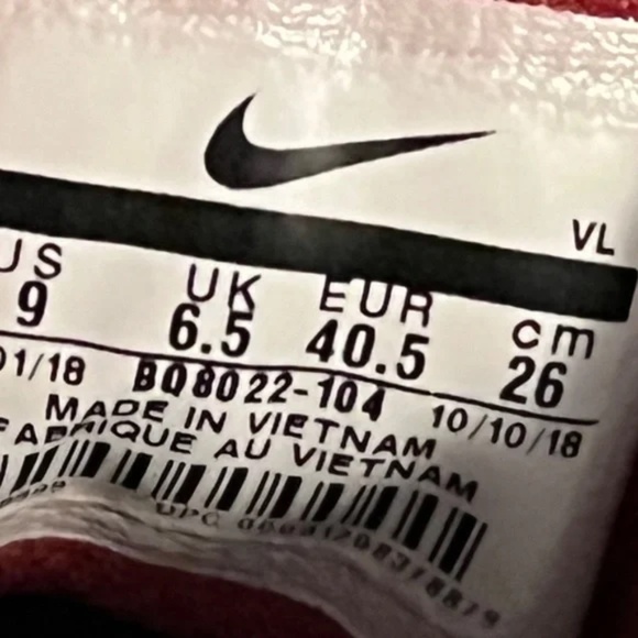 New Nike Alpha Huarache Elt 2 Crimson Tide Womens 9 Baseball Cleats BQ8022-104 - Picture 6 of 6